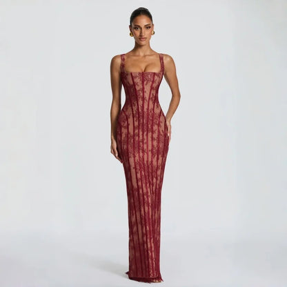 VÉRIELLE | Ivory Lace Corset Mermaid Gown